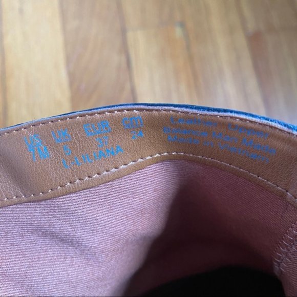 Franco Sarto Liliana Black Boots Size 7 - Picture 4 of 7